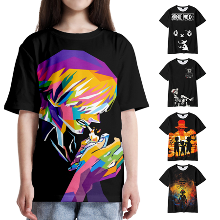 

New 3D Printed Anime One Piece Fashion Boy Girl T Shirt Adults-3XL #08