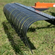 Titan Attachments 3 Point 4 FT Landscape Rake for Compact Tractors, Fits Category 1 Hookup, Tow-Behind Garden Tool, Landscaper, and Grass Comb