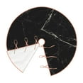 thumbnail image 3 of Kll Black Marble Texture Abstract Christmas Tree Skirt 36",Party Decorations Farmhouse For Christmas Decorations Holiday Party, 3 of 8
