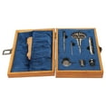 thumbnail image 4 of Juego de tijeras de bordado vintage, caja de costura de acero inoxidable y madera, kit de tijeras, herramientas de costura y bordado multifuncionales, color plateado, 4 of 14
