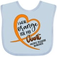 thumbnail image 3 of Inktastic I Wear Orange for My Aunt Multiple Sclerosis Awareness Boys or Girls Baby Bib, 3 of 4
