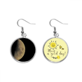 thumbnail image 1 of La mitad del planeta oscuro cielo de la noche Pendiente Sol Flor Pendiente Joyas Moda Unbranded M, 1 of 3