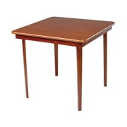 Hardwood Classic Straight Edge Folding Card table - Cherry