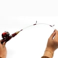 thumbnail image 2 of QualitChoice Red Ice Fishing Rod Glass Fiber Retractable Spinning Rods Boat Pole Poles Tackle Winter Fittings Equipment Tools Type 1 Type 1, 2 of 6