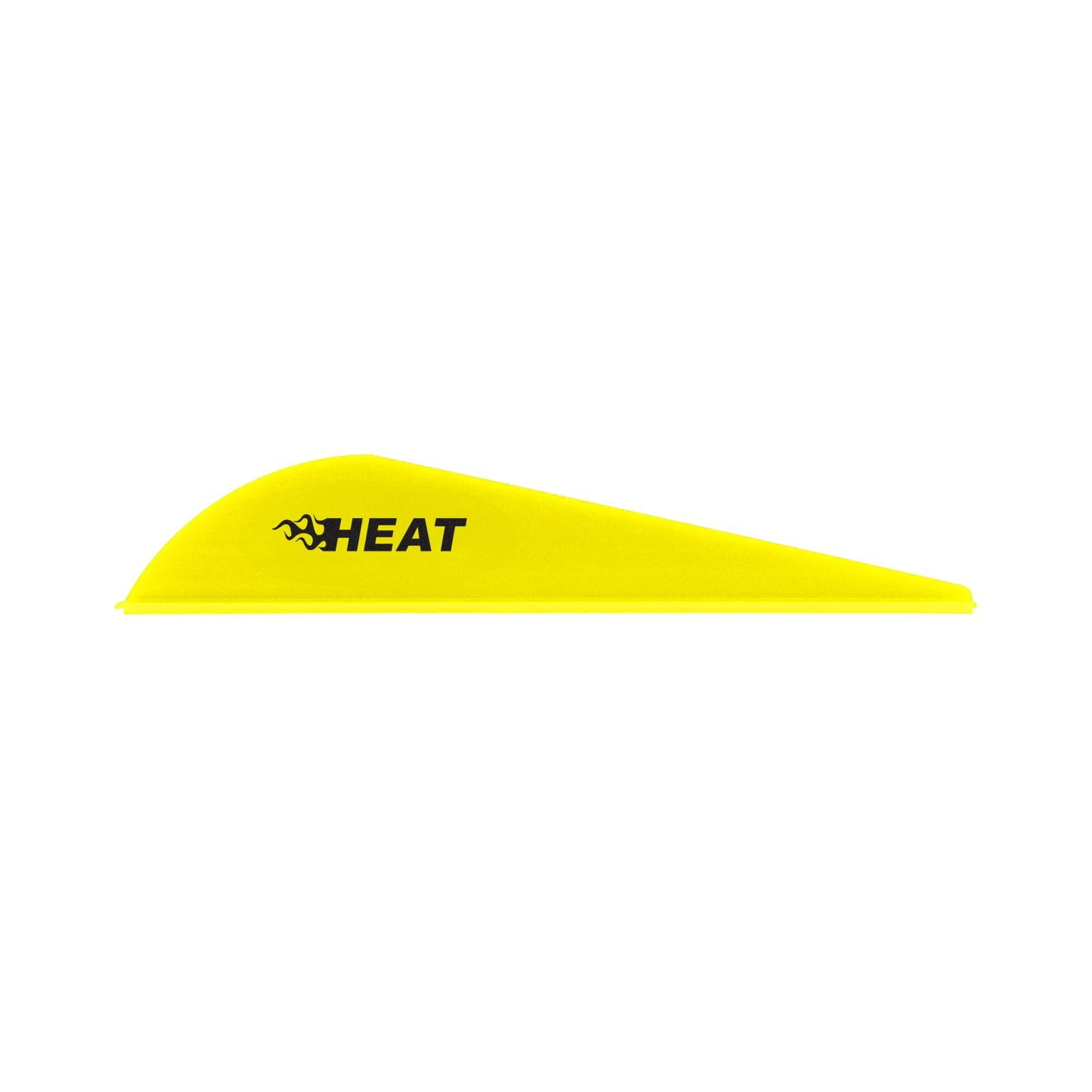 Bohning Heat Vanes Neon Yellow 36 Pk.