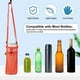 thumbnail image 4 of Soporte para botella de agua, portabotellas con correa ajustable para el hombro, funda para botella de agua para senderismo y acampada, 4 of 5