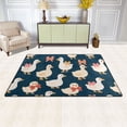 thumbnail image 3 of Duck Bow Pattern Memory Foam Area Rug 60"x39" Non Slip, Absorbent, Fade Proof for Living Room, Bedroom, Office, 3 of 7