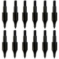 thumbnail image 1 of LAICAIW 100 Grain Archery Field Points Practice Field Tips, Archery Target Practice Hunting Arrow Tip for Recurve, Compound Bow Crossbow, Screw-in 100 Grain (12pcs), 1 of 7