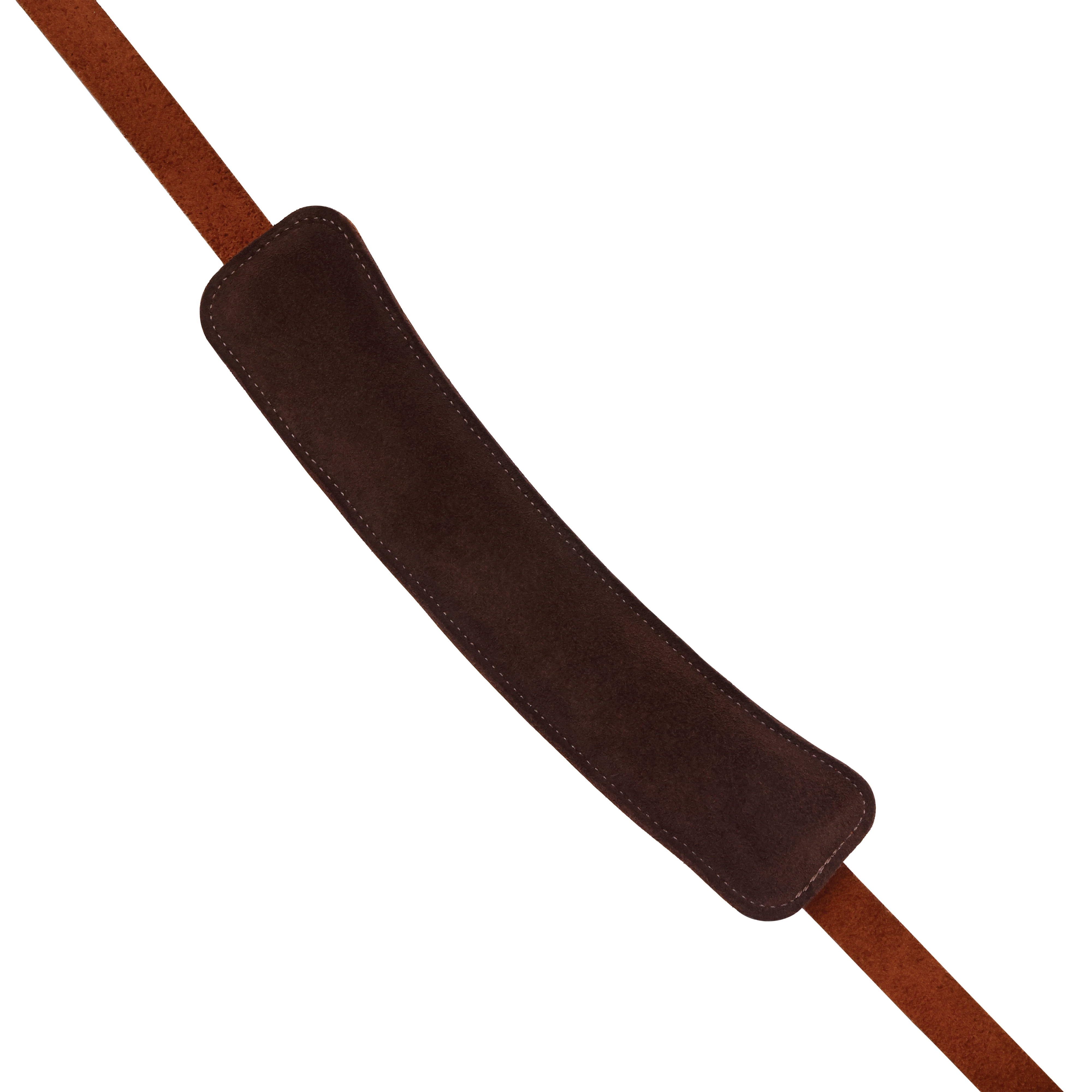 D'Addario John Lennon Leather Guitar Strap Brown