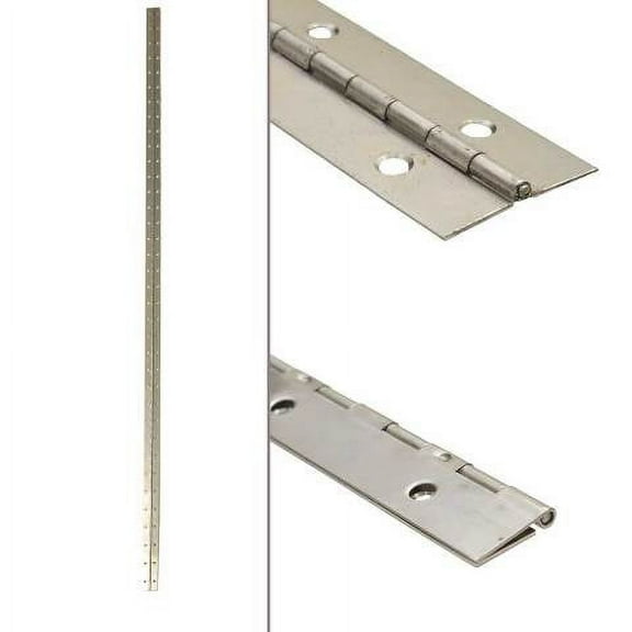 Tracker Boat Piano Hinge | 20 Gauge 1 1/2 x 72 Inch Polished Stainless
