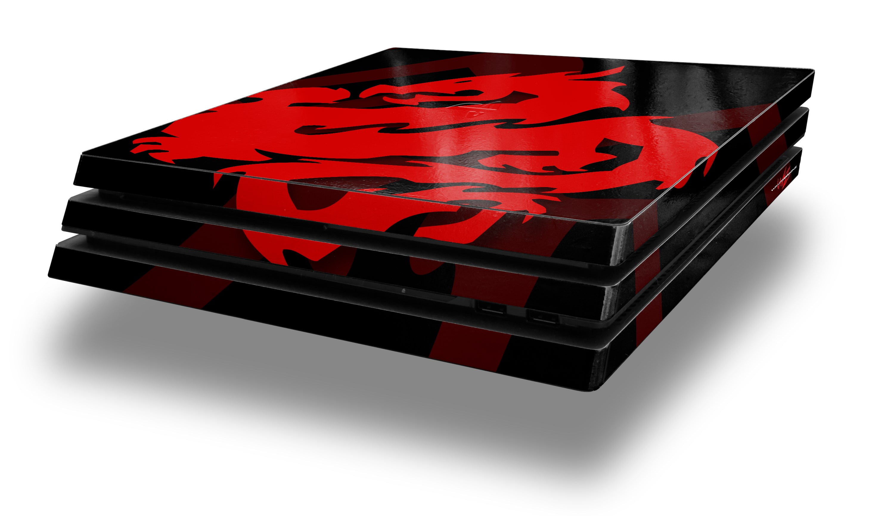 WraptorSkinz PS4 Pro Skin Wrap Oriental Dragon Red on Black Decal