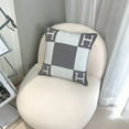 thumbnail image 3 of 45x45cm H Letter Wool Pillow Cover for Bed Sofa Airplane, 3 of 3