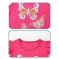 thumbnail image 5 of ATAIKU 2-7Y Little Girls 2-Piece Summer Pajamas 100% Cotton Short Pjs Set Kids Sleepwear - Butterfly, 5 of 8