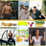 GoodlifePick Maca Root Capsules 150 Count with Black Pepper for Energy, Stamina & Vitality