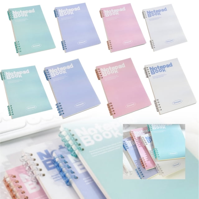 Notebook Refillable Notebook And Filler Paper Notebooks College Ruled With Dividers Transparent Covers For Home School