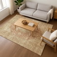 thumbnail image 7 of Addison Rugs Mayfield Premium Machine Washable Traditional Global Paprika Rectangle Rug, 10' X 14' Machine Washable Traditional Global Paprika Oversized Sherpa Throw Blanket, 7 of 7