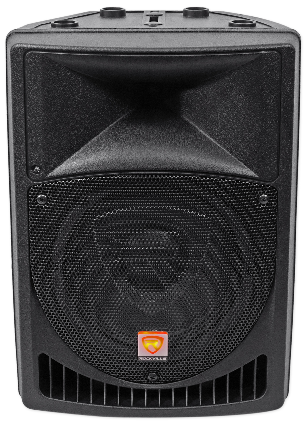 (2) Rockville RPG8 8" Powered Active 400 Watt DJ PA Speakers+Active Subwoofer