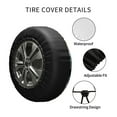 thumbnail image 6 of Kll Bees Collecting Nectar Tire Cover,Universal Wheel Tire Cover For Trailer, Rv, Suv, Truck,Camper And Many Vehicle,(16 Inch), 6 of 8
