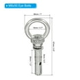 thumbnail image 2 of Uxcell Expansion Eye Bolt M6x50mm 304 Stainless Steel Shoulder Anchors Eyebolt Screw with Eye Ring Silver 6Pack, 2 of 6