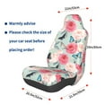 thumbnail image 3 of Yiaed Roses and Butterflies Print Car Seat Covers,Universal Auto Seats Protector Fits for Car,SUV Sedan,Truck,Automotive Seat Covers & Accessories, 3 of 5