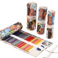 thumbnail image 2 of Maoww Rideau à Stylos en Toile Fait à la Main, Trousse à Crayons Grande Capacité, Plaque d'Immatriculation avec 24 Trous, 2 of 2
