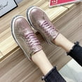 thumbnail image 2 of Tawop Women Shoes Womens Shoes Slip On Walking Casual Comfort Flat Sneaker Lace Pink Size 6.5, 2 of 9