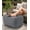 Grey, variant on Outdoor Patio Bean Bag Ottoman - Small Beanbag Foot Rest Pouf Rectangular with Shredded Foam Filling, Splash-Proof Detachable Zipper Cover for Relaxing
