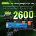 thumbnail image 4 of Lampe Frontale à DEL Rechargeable Parfaite, [2600mah] [1200lm] Autonomie de 24 Heures, 7 Modes Lampe Frontale à DEL Blanche et Rouge, avec Capteur Sensible, Tor Zoomable, 4 of 5
