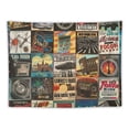 thumbnail image 5 of Orinice Quilt Movie Items Maximalism Tapestry Wall Hanging Unique Style for Home Decor Bedroom Living Room Dorm Apartment Farmhouse 40x60inch, 5 of 6