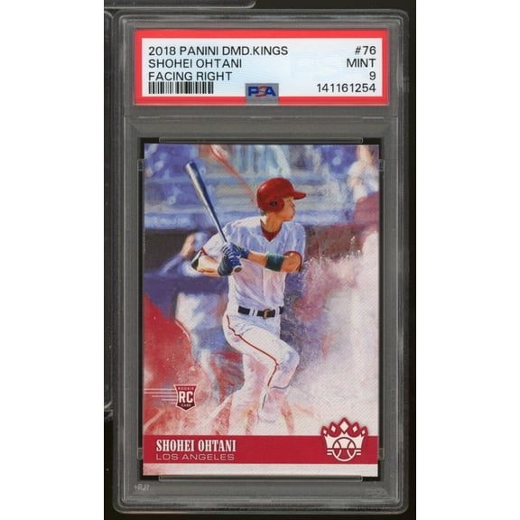 Shohei Ohtani Rookie Card 2018 Panini Diamond Kings #76 PSA 9