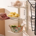 thumbnail image 4 of Preparation Tray Pot Pan Lid Organizer Rack Foldable Suction cup Wall mounted, 4 of 12