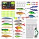 thumbnail image 2 of Kit Señuelo Pesca Capa Cebo Suave Y Duro Engranajes Minnow Metal Spoon F, 2 of 9