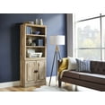 thumbnail image 6 of Better Homes & Gardens 71" Crossmill 5 Shelf Bookcase with Doors, Weathered Wood Finish, 6 of 10
