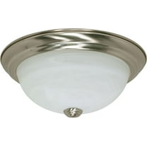 60/6000-Nuvo Lighting-2 Light Flush Mount-11.38 Inches Wide by 4.88 Inches High-Brushed Nickel Finish