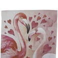 thumbnail image 4 of Northlight Happy Valentine's Day Flamingo Outdoor Garden Flag 18" x 12.5", 4 of 7