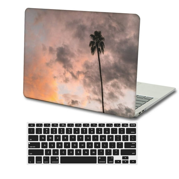 KSK KAISHEK Plastic Hard Case Only Compatible 2022/2021/2020/2019/2018 Rel. MacBook Air 13 inchs Retina Display and Touch ID + Black Keyboard Cover Model: A1932&A2179&A2337 m1 Sky Series 0448