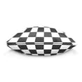 thumbnail image 2 of White and Black Checkered Grid Art Pattern Throw Pillow Covers Couch Pillowcases Decor for Bed Sofa 16" x 16", 2 of 7