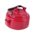 thumbnail image 3 of Lipstore 1/12 Miniature Tea Kettle Life Scene Oranment Pretend Play Kitchen Accessory red, 3 of 8