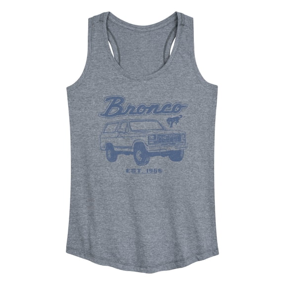 Ford - Bronco Sketch - Women's Racerback Graphic Tank