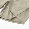 thumbnail image 5 of Nestiefly Men's Linerless Workout Elastic Waist Drawstring Shorts Quick Dry for Running Sports Athletic Gym with Zipper Pockets Khaki XS, 5 of 6