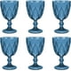 thumbnail image 1 of Juego de 6 Copas de Vidrio de Vidrio 240 ml, Azul, 1 of 5