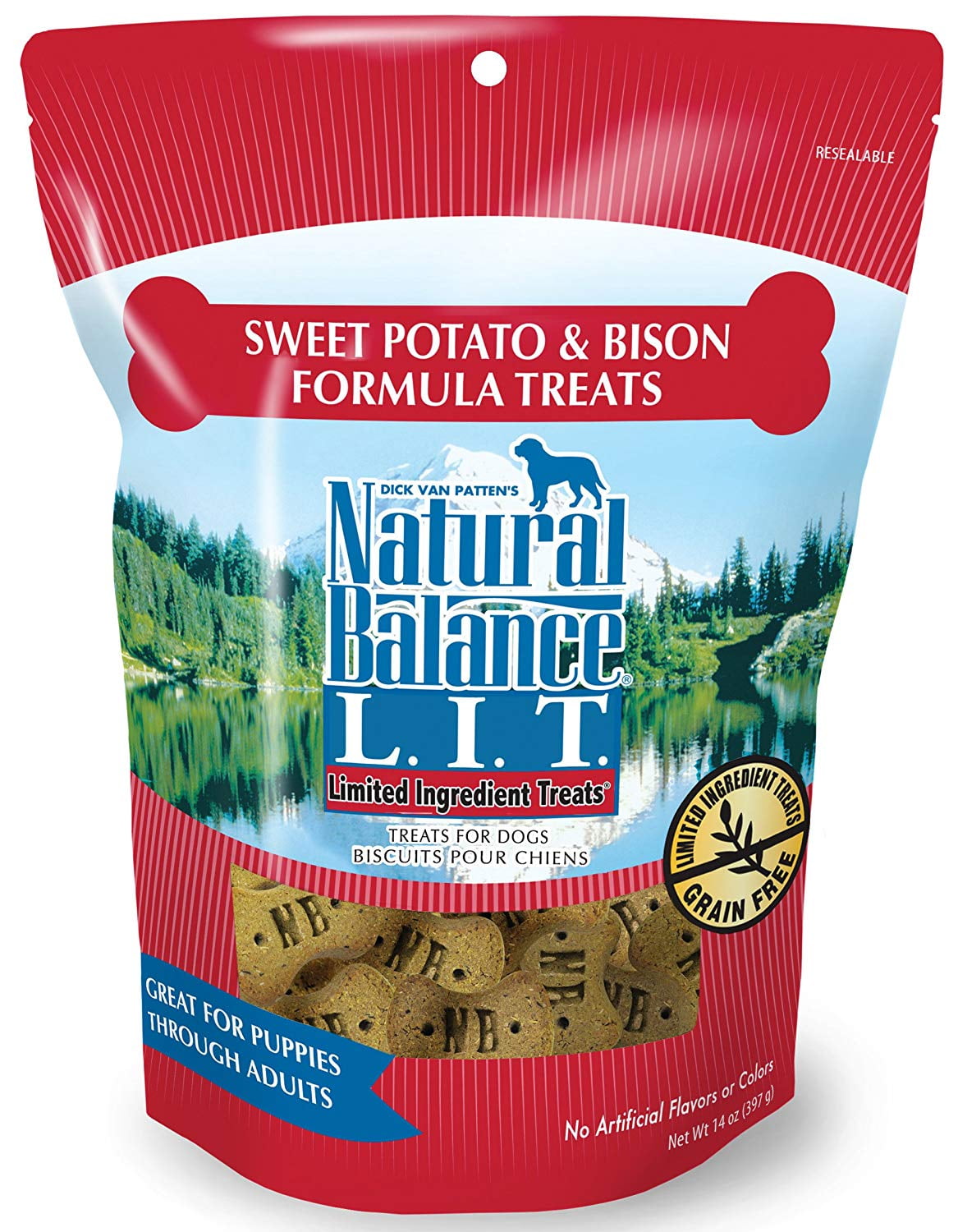Natural Balance L.I.T. Limited Ingredient Treats Sweet Potato & Bison