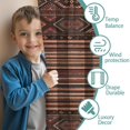 thumbnail image 3 of Blackout Kids Curtains,Boho Bohemia Geometric Line Art Childrens Insulated Curtains Set Of 2,Bedroom Essentials,Toddler Room Decor 52"x63"(132x160cm), 3 of 4