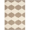 thumbnail image 2 of Safavieh Courtyard Elwyn Geometric Indoor/Outdoor Area Rug, Beige/Brown, 4' x 5'7", 2 of 9