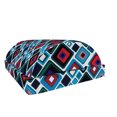 thumbnail image 1 of Retro Foot Rest, Diagonal Squares of Different Sizes with Rounded Edges Geometrical Abstract Design, Non-Slip Backing Adjustable Ergonomic Memory Foam Leg Support for Office, Multicolor, by Ambesonne, 1 of 5