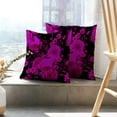thumbnail image 6 of LALILO Throw Pillow Covers Floral With Roses Watercolor Accent Art Cushion Cover 18" x 18", 2 Pack, 6 of 6