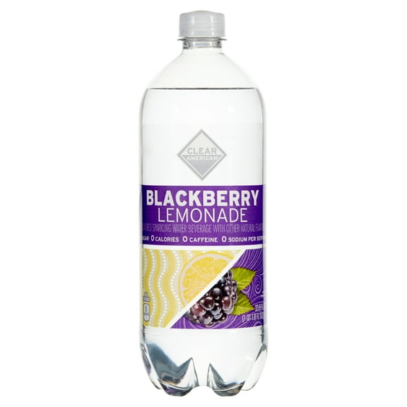 Clear American Blackberry Lemonade Sparkling Water, 1 Liter