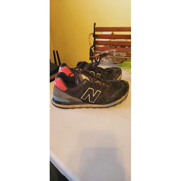 New Balance Mens 574 Black Lace Up Low Top Sneaker Shoes Size US 10.5
