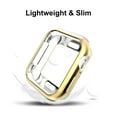 thumbnail image 5 of TECH CIRCLE cover for Apple Watch Series 3 2 1 Case  38mm, Ultra Thin Soft TPU Plated Shiny Cover iwatch All Around Anti-Fall Bumper Anti-Scratch Protective Case [No Front Screen Protector],Gold, 5 of 7
