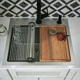 thumbnail image 5 of Karran Usa WST-22-PK1 Elite Workstation 25" Drop In Single Basin Stainless Steel Kitchen, 5 of 6
